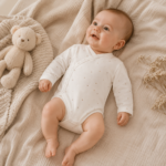 Σετ 2 Κορμάκια Mayoral Newborn Εκρού Με Αρκουδάκια & Αστεράκια - Image 2