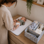 Oliver Baby Σελτεδάκι Αλλαξιέρας 40x60cm Με Ρελάκι Γκρι - Image 2