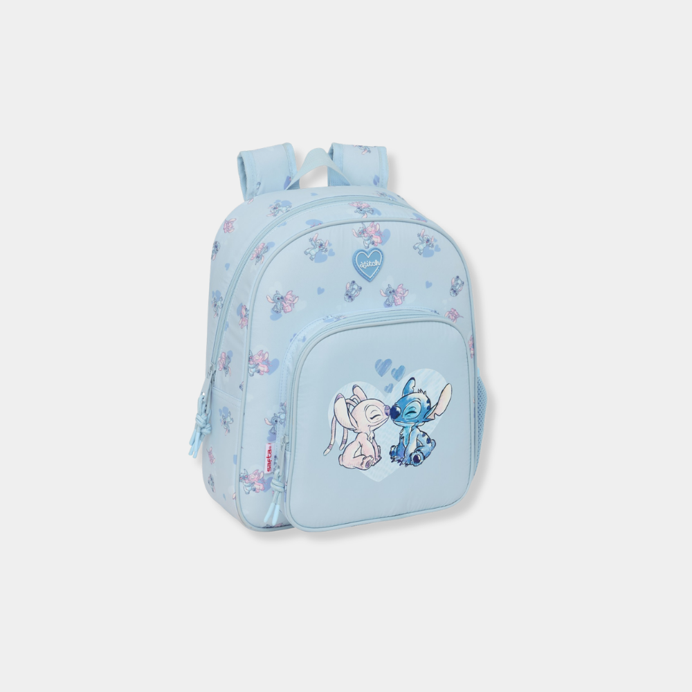 safta-stitch-small-backpack-34cm-612602006.jpg Παιδική Τσάντα Πλάτης Stitch Safta 34cm - Image 1