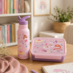 A Little Lovely Company Ανοξείδωτο Θερμός Παγούρι 500ml – Πριγκίπισσες - Image 3