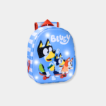 Παιδική 3D Τσάντα Πλάτης Bluey Safta 33cm με LED Φωτάκια