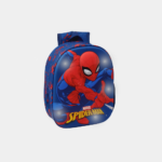 Παιδική 3D Τσάντα Πλάτης Spider-Man Safta 33cm με LED Φωτάκια