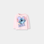 Παιδική Μακρυμάνικη Μπλούζα Κορίτσι NAME IT Stitch Cradle Pink