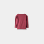 Παιδική Μακρυμάνικη Μπλούζα Κορίτσι NAME IT Stitch Bordeaux - Image 2