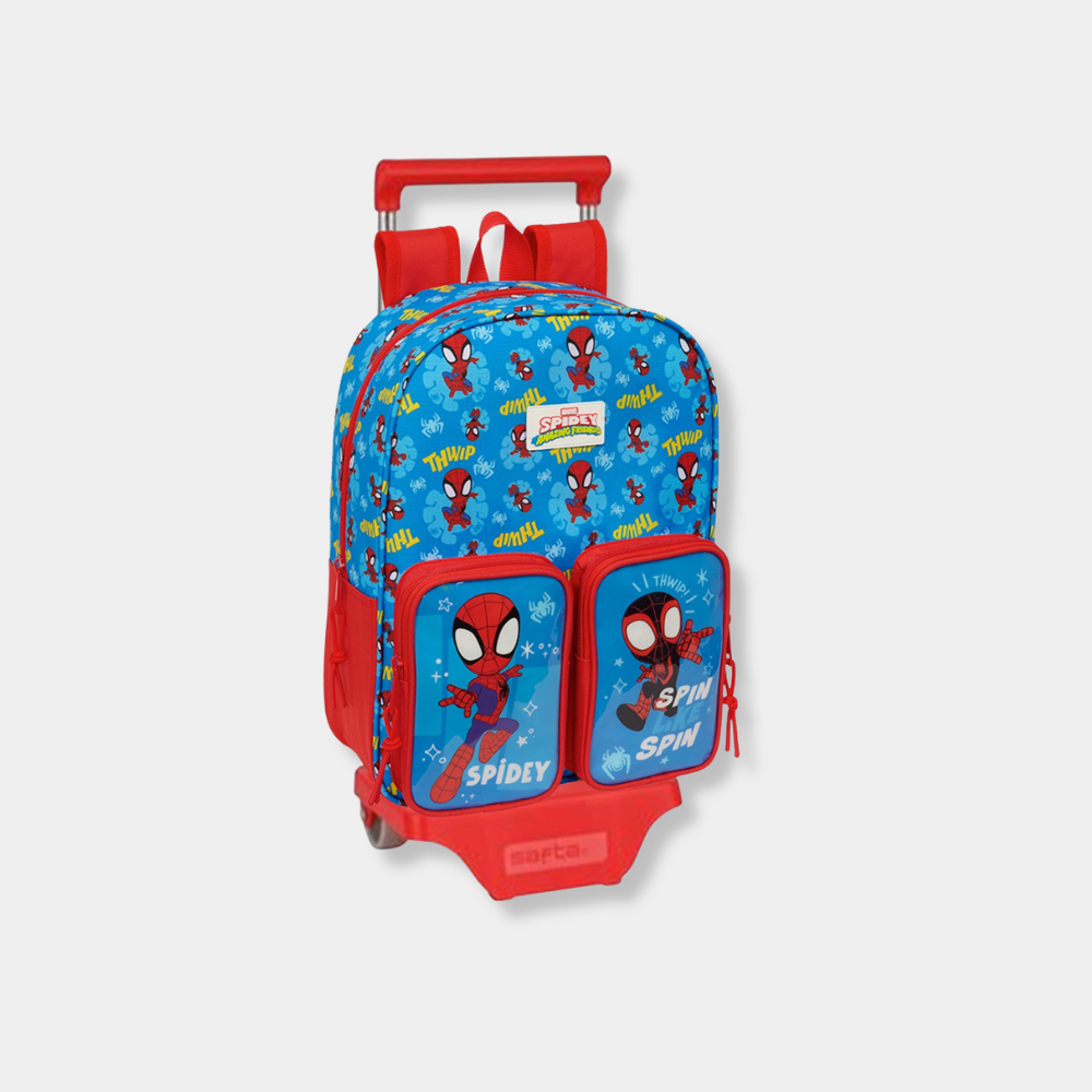 116179-spidey-trolley-removable-small-backpack-34cm-safta-01.webp Παιδική Τσάντα Trolley Spidey Safta 34cm με Αποσπώμενο Τρόλεϊ - Image 1