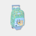Παιδική Τσάντα Trolley Bluey Sisters Safta 34cm με Αποσπώμενο Τρόλεϊ