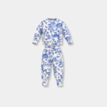 Teeter Totter Παιδικό Σετ Φόρμας Με Fleece Growfit – Botanical Whisper Blue