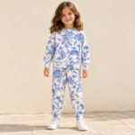 Teeter Totter Παιδικό Σετ Φόρμας Με Fleece Growfit – Botanical Whisper Blue - Image 2
