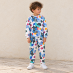 Teeter Totter Παιδικό Σετ Φόρμας Με Fleece Growfit – Stones White - Image 3