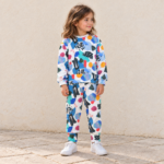 Teeter Totter Παιδικό Σετ Φόρμας Με Fleece Growfit – Stones White - Image 4